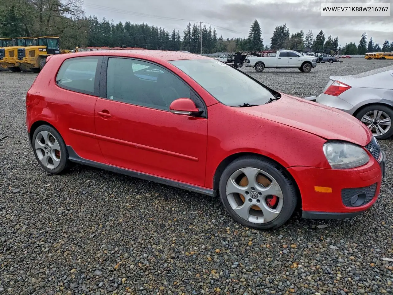WVWEV71K88W216767 2008 Volkswagen Gti