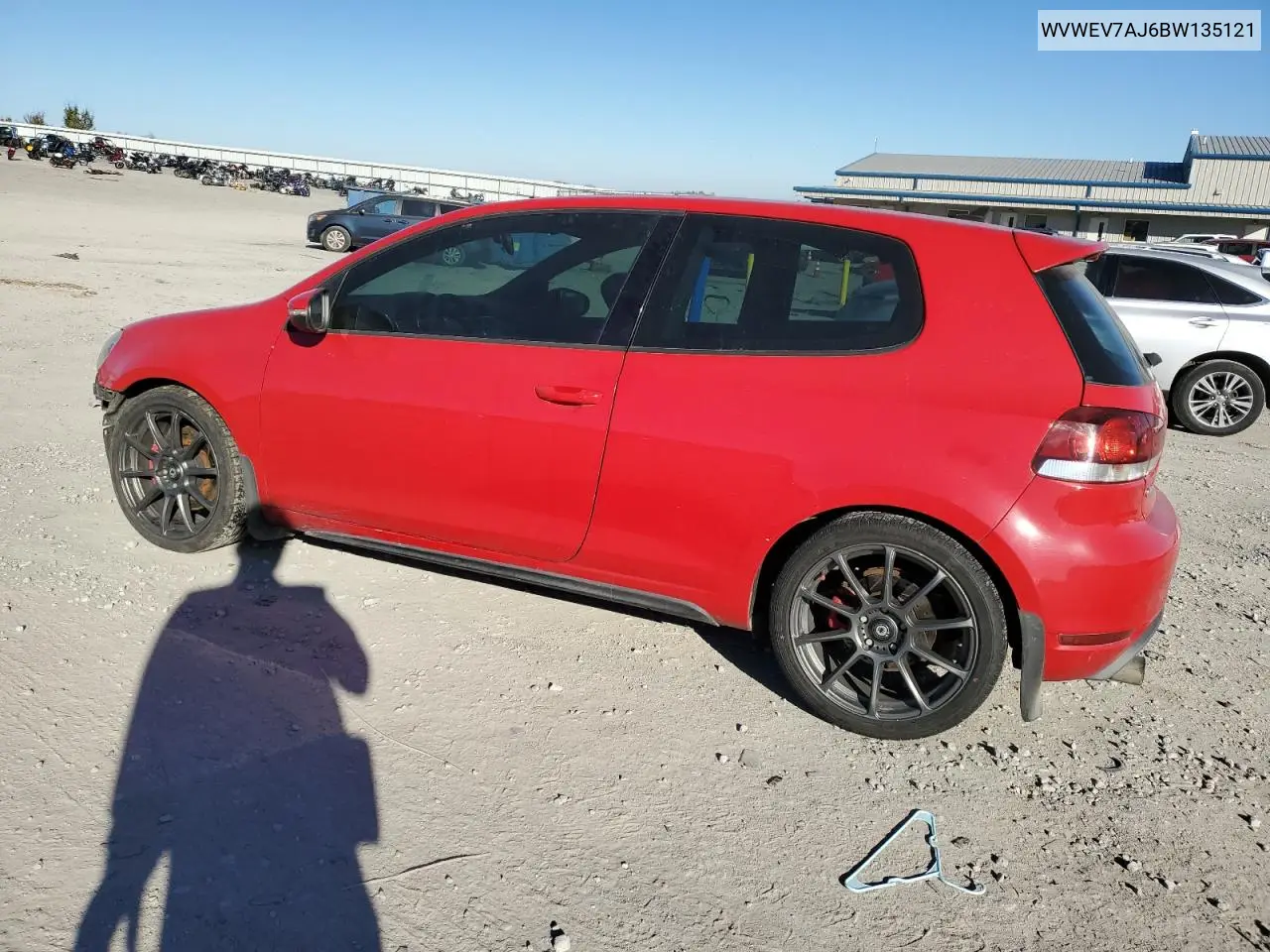 WVWEV7AJ6BW135121 2011 Volkswagen Gti