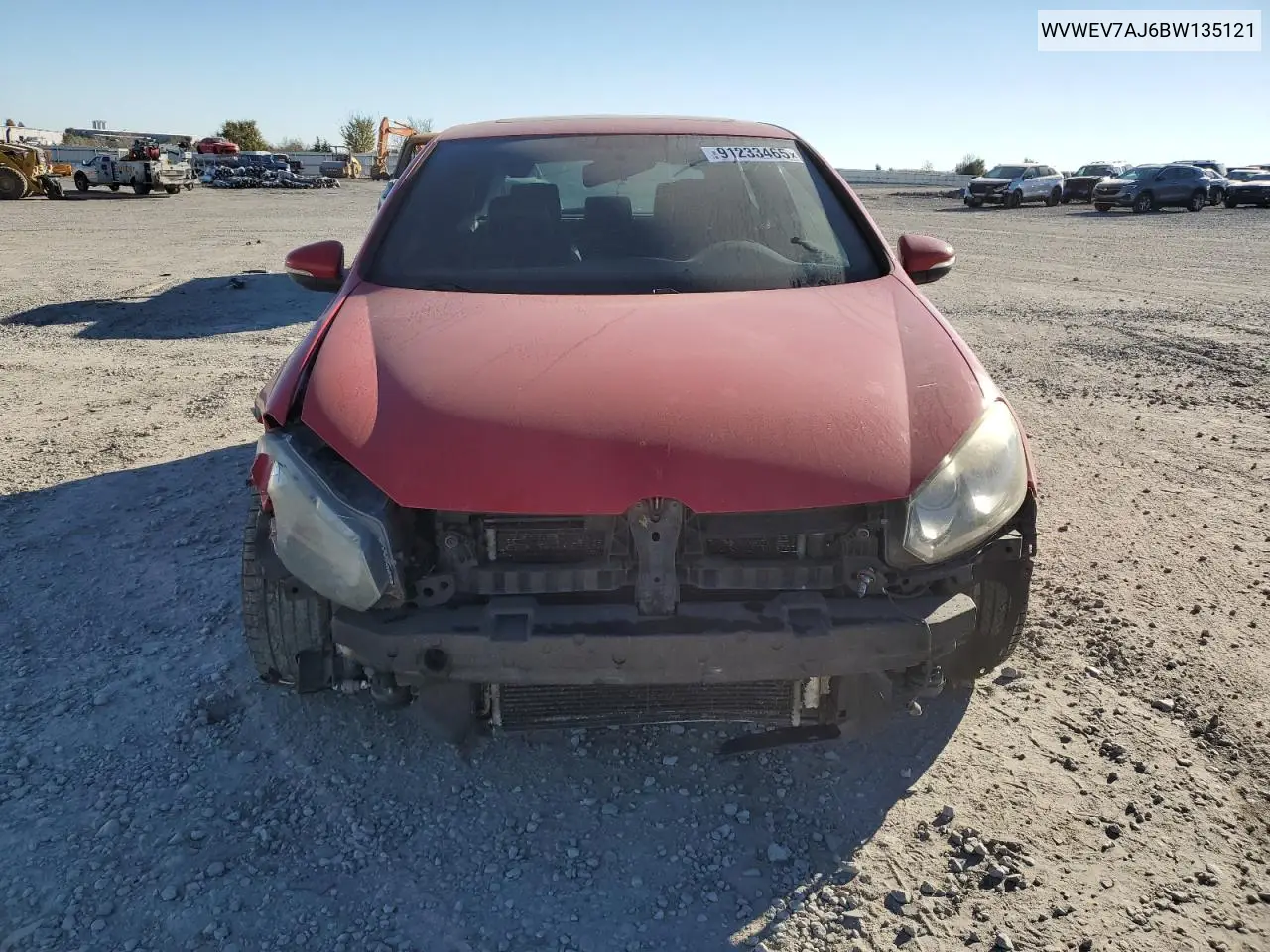WVWEV7AJ6BW135121 2011 Volkswagen Gti