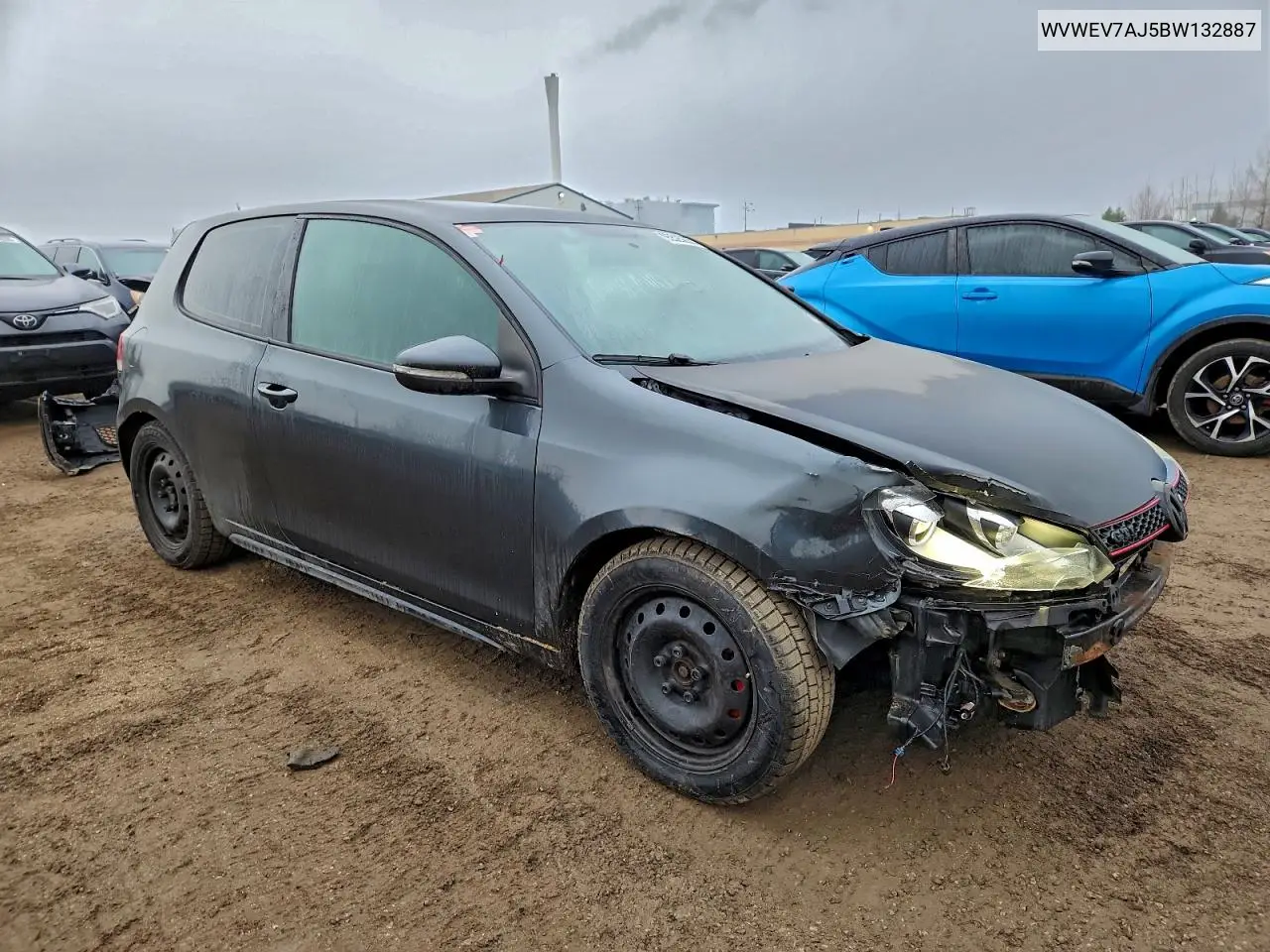 WVWEV7AJ5BW132887 2011 Volkswagen Gti