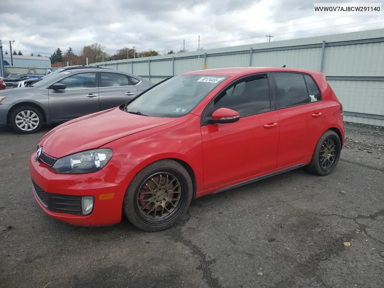 WVWGV7AJ8CW291140 2012 Volkswagen Gti