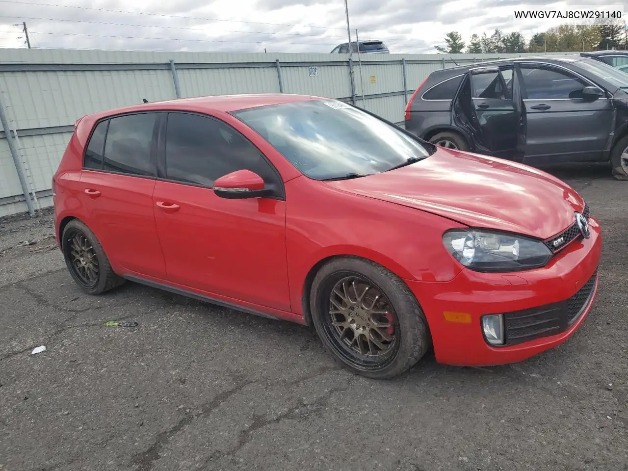 WVWGV7AJ8CW291140 2012 Volkswagen Gti