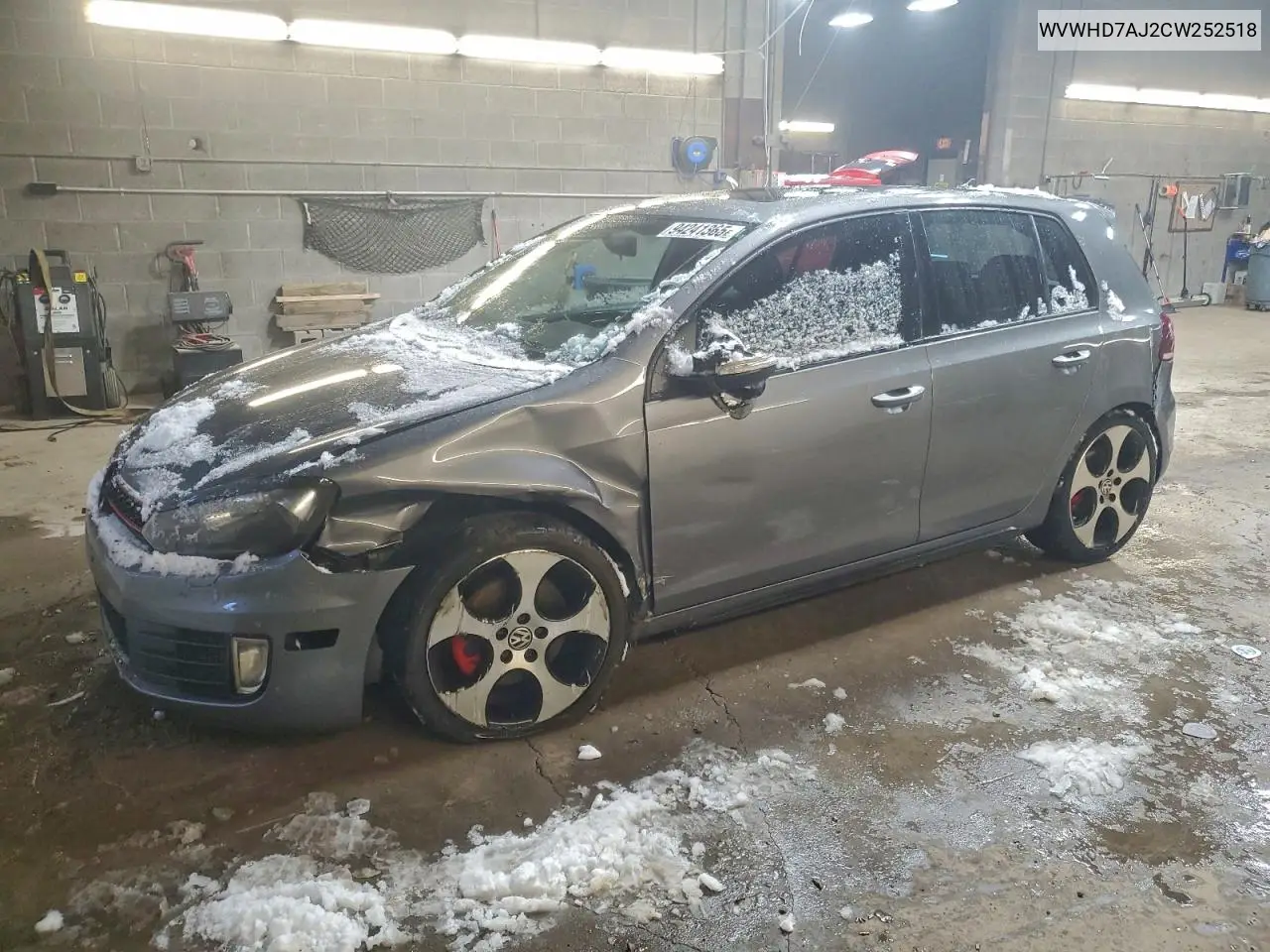 WVWHD7AJ2CW252518 2012 Volkswagen Gti