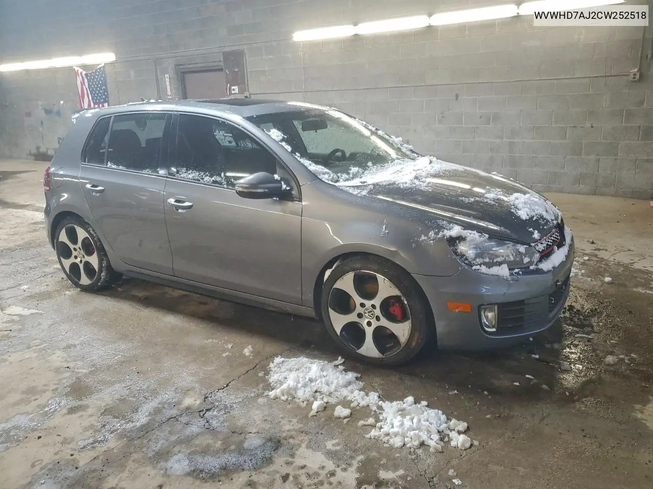 WVWHD7AJ2CW252518 2012 Volkswagen Gti