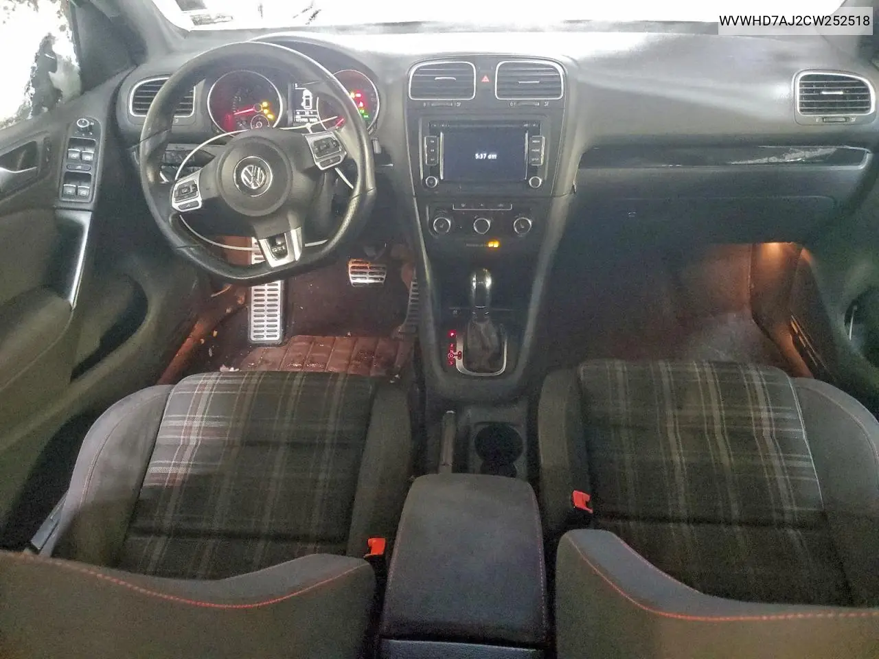 WVWHD7AJ2CW252518 2012 Volkswagen Gti