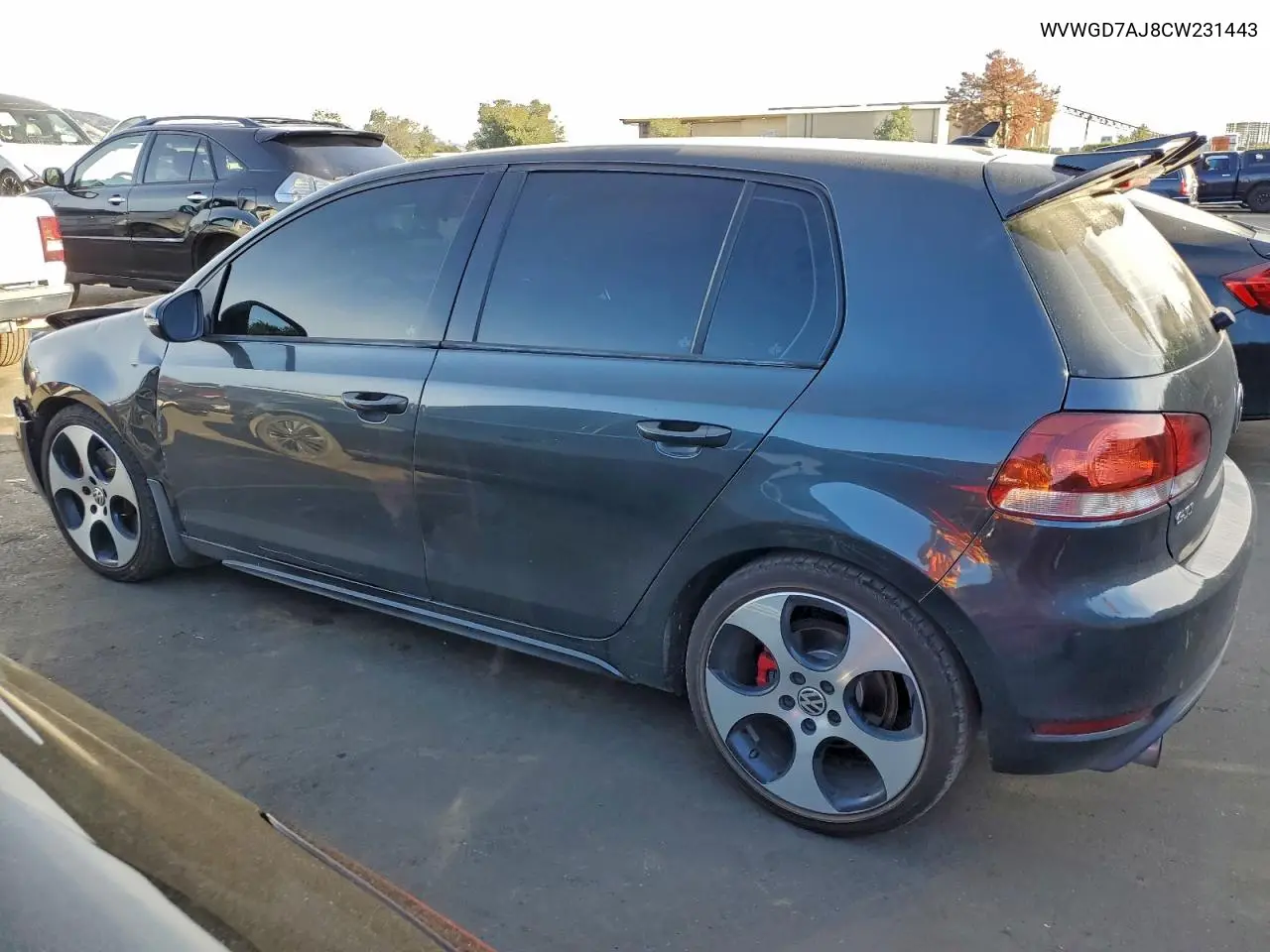 WVWGD7AJ8CW231443 2012 Volkswagen Gti