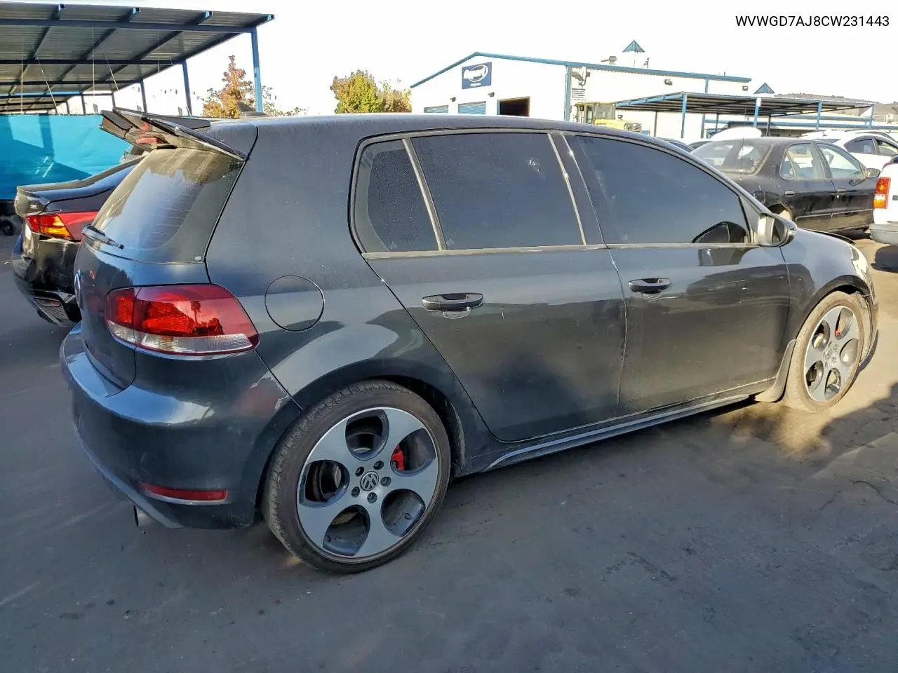 WVWGD7AJ8CW231443 2012 Volkswagen Gti