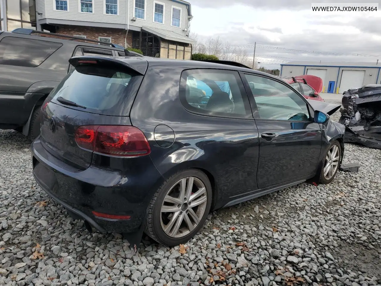 WVWED7AJXDW105464 2013 Volkswagen Gti