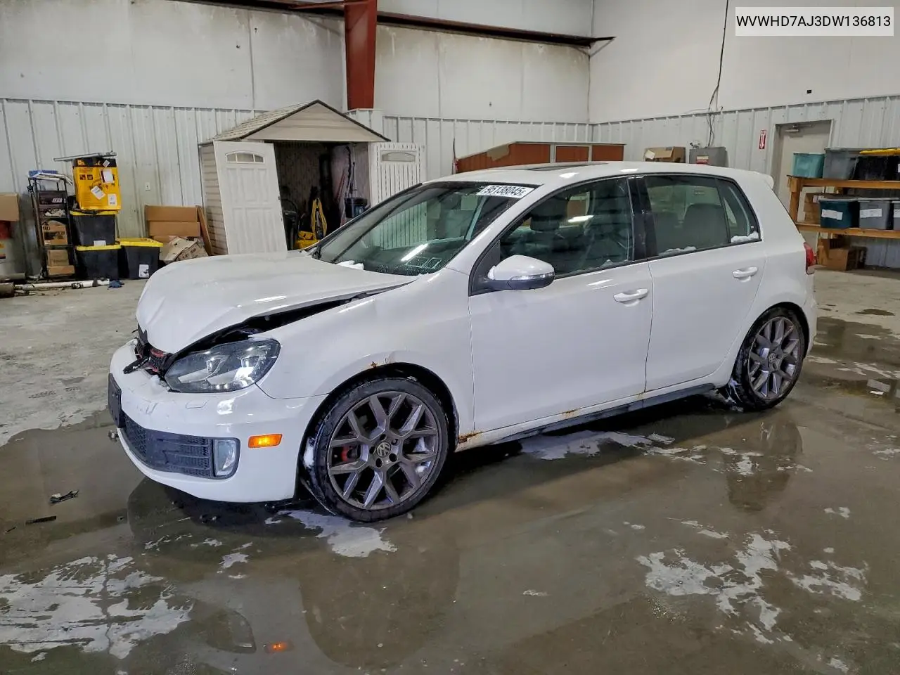 WVWHD7AJ3DW136813 2013 Volkswagen Gti