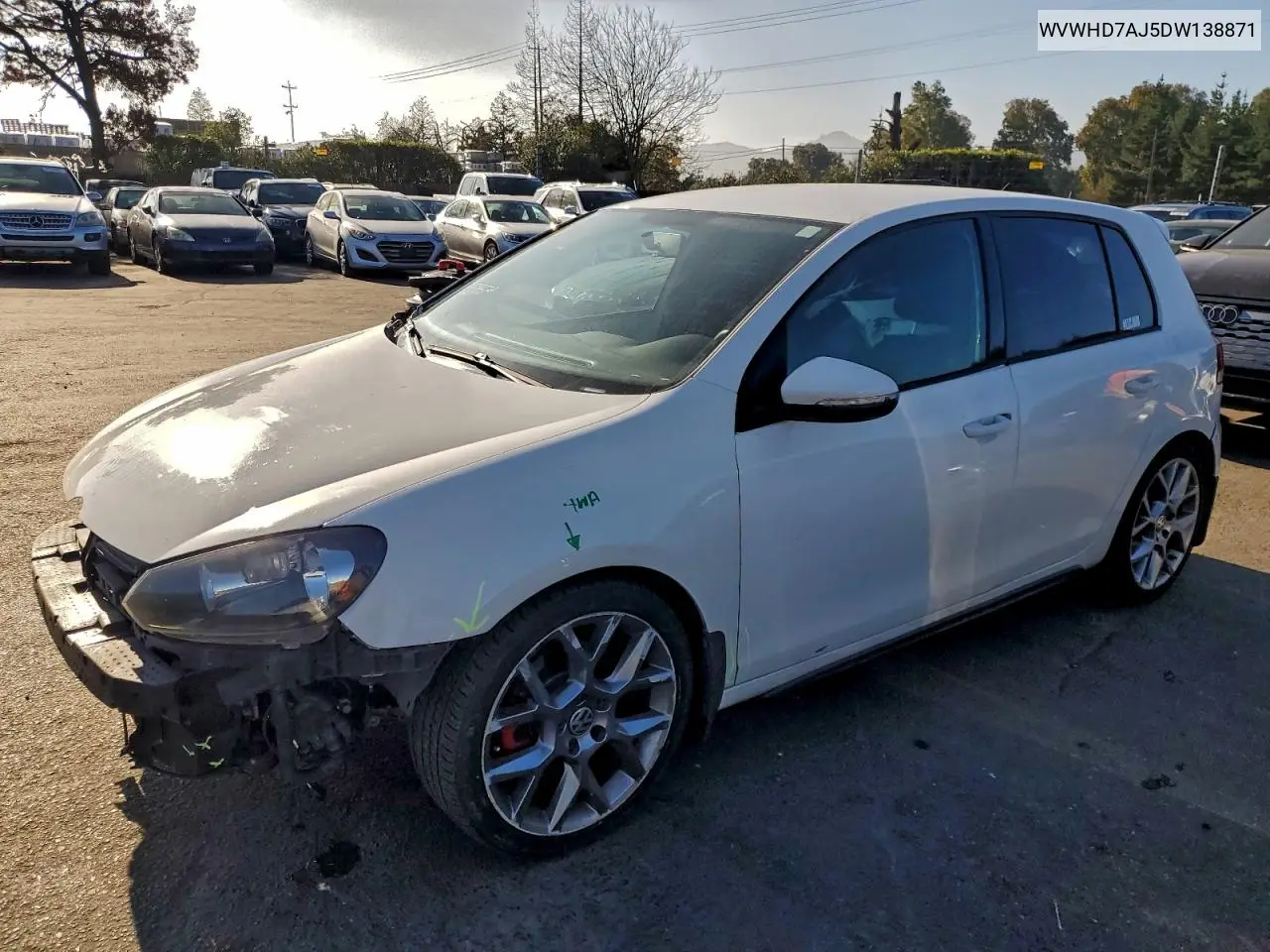 WVWHD7AJ5DW138871 2013 Volkswagen Gti