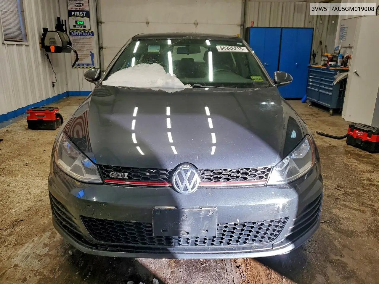 3VW5T7AU5GM019008 2016 Volkswagen Gti S/Se