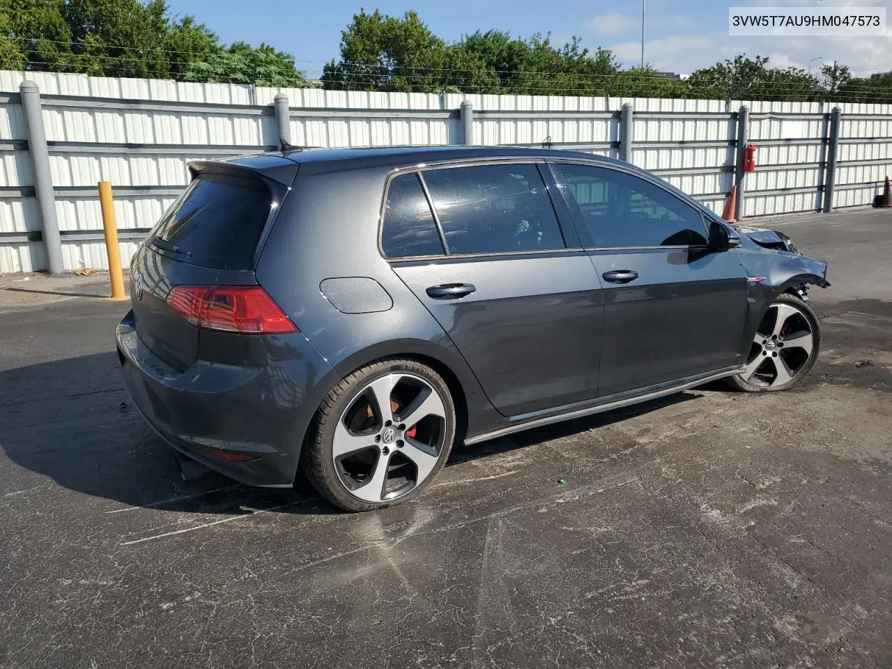 3VW5T7AU9HM047573 2017 Volkswagen Gti S
