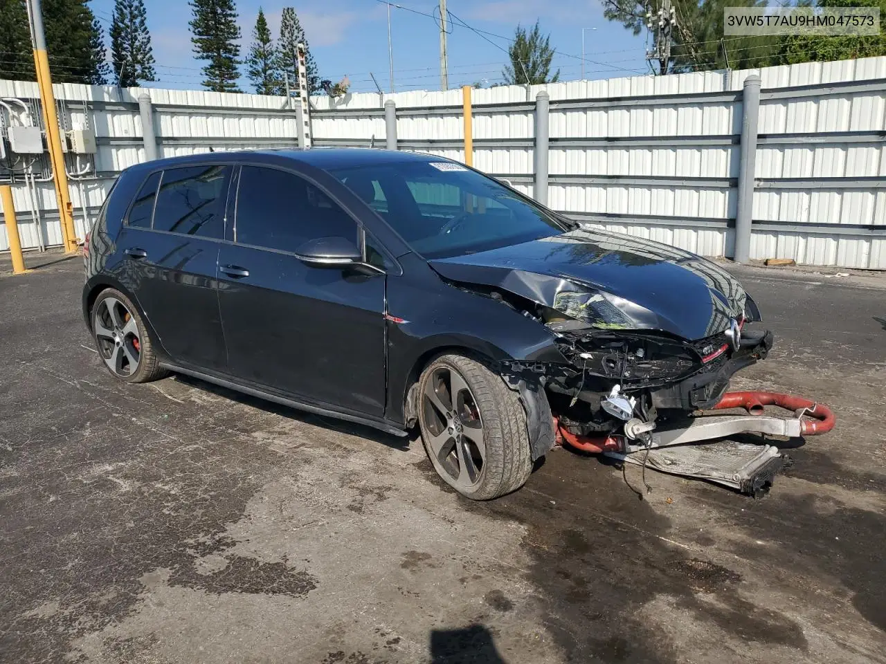 3VW5T7AU9HM047573 2017 Volkswagen Gti S
