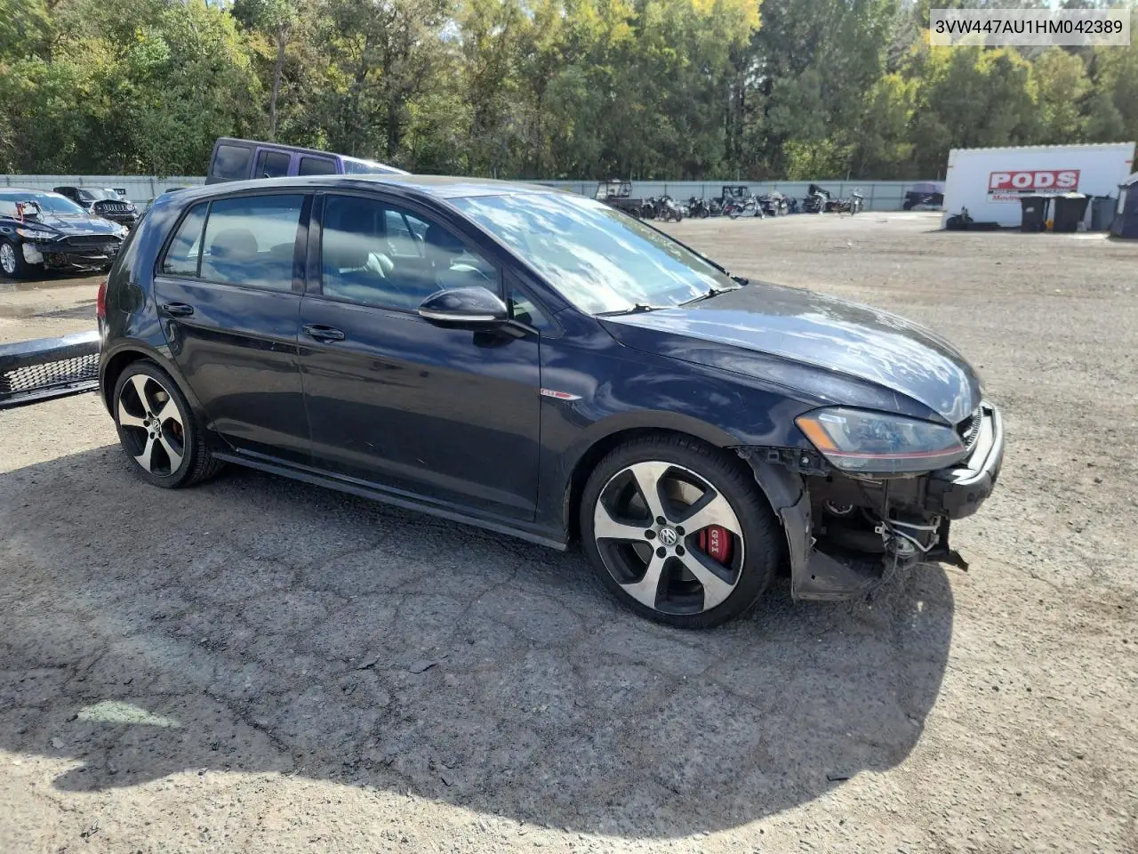 3VW447AU1HM042389 2017 Volkswagen Gti S/Se