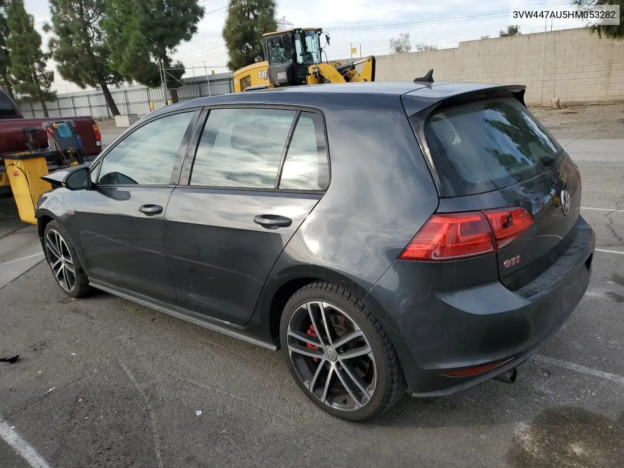 3VW447AU5HM053282 2017 Volkswagen Gti S/Se
