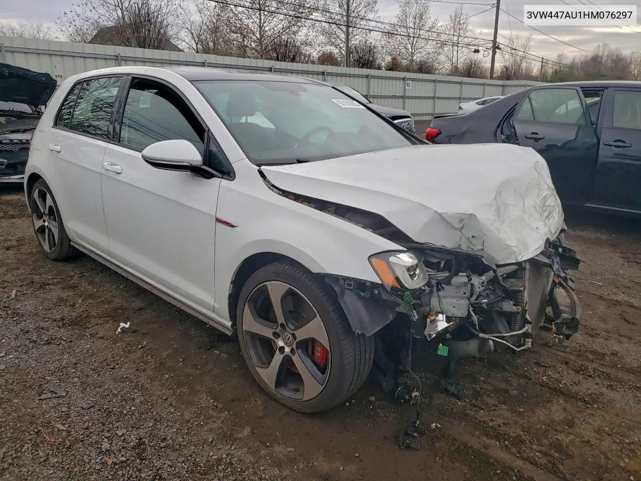 3VW447AU1HM076297 2017 Volkswagen Gti S/Se