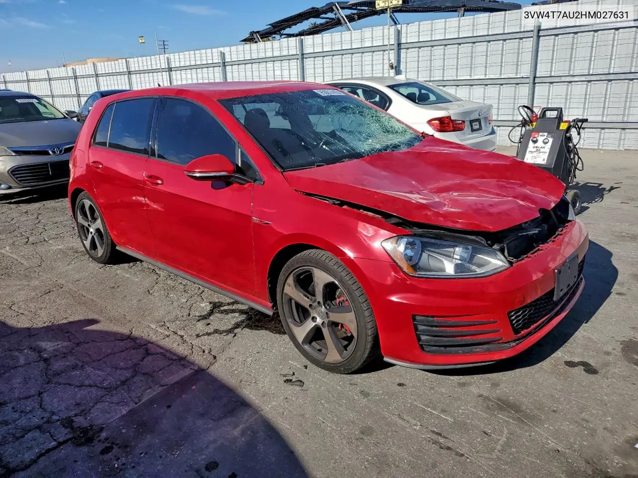 3VW4T7AU2HM027631 2017 Volkswagen Gti S
