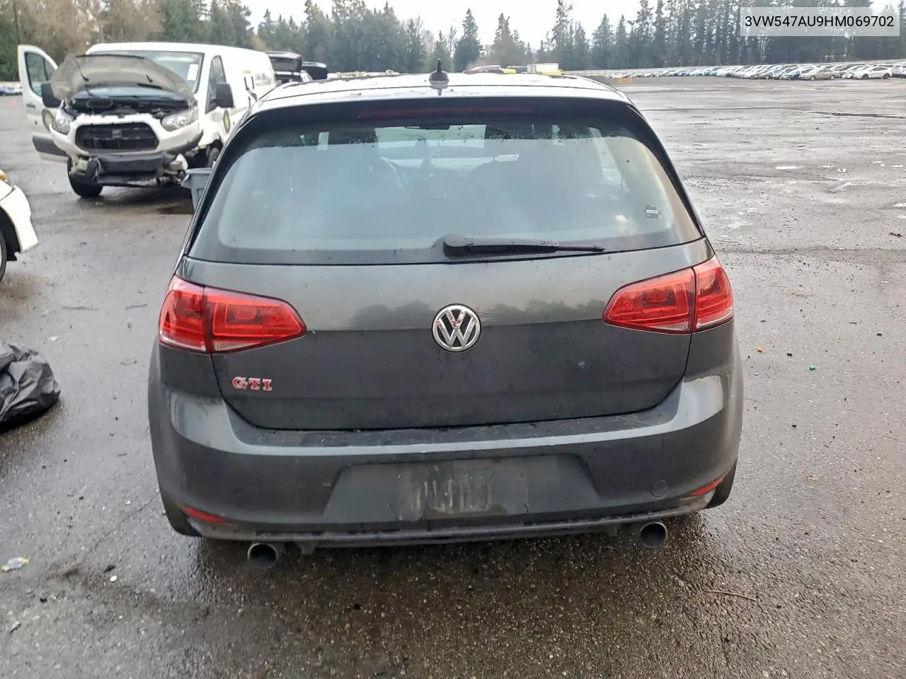3VW547AU9HM069702 2017 Volkswagen Gti Sport