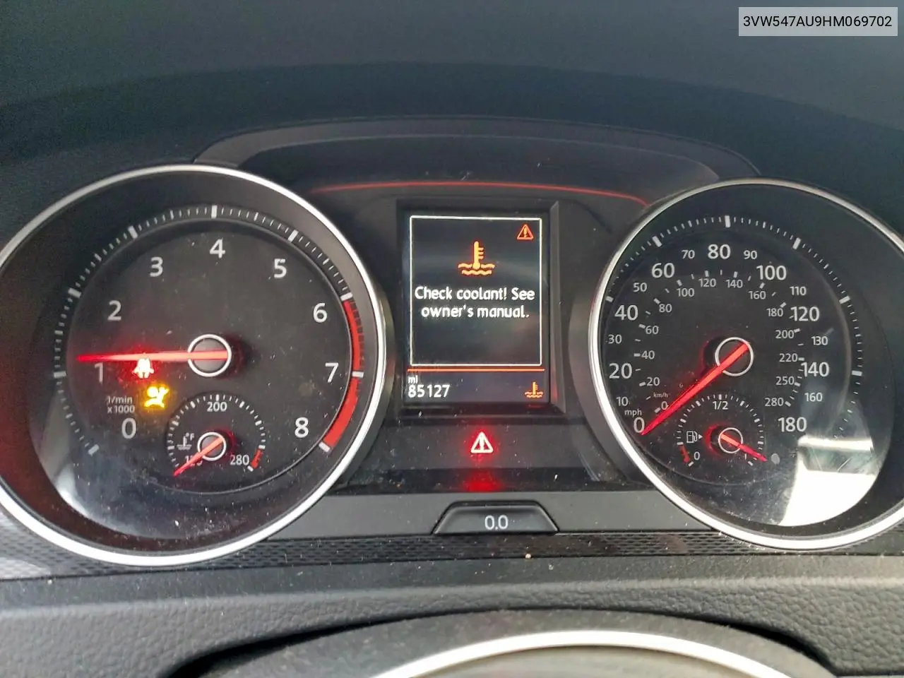 3VW547AU9HM069702 2017 Volkswagen Gti Sport