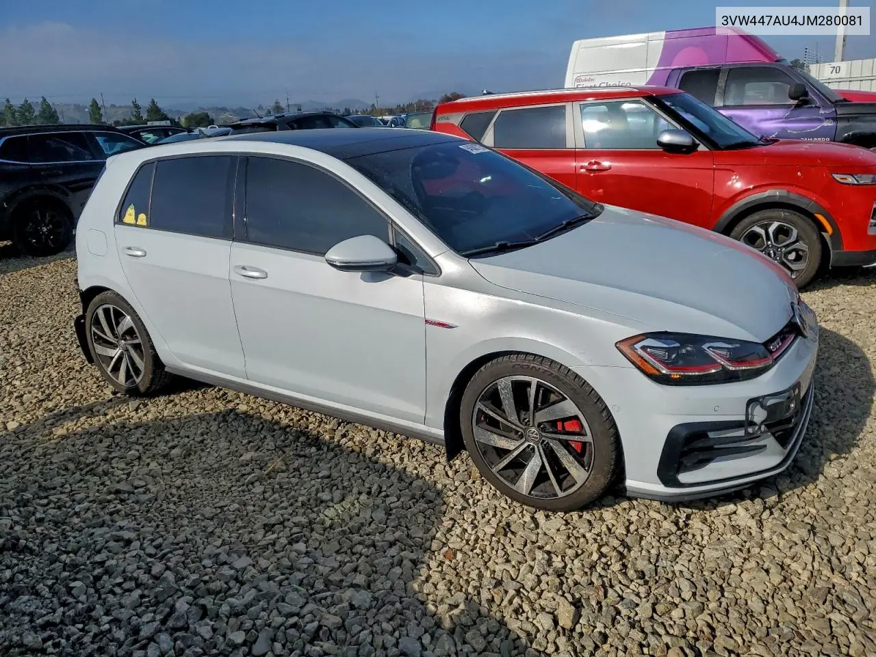 3VW447AU4JM280081 2018 Volkswagen Gti S/Se