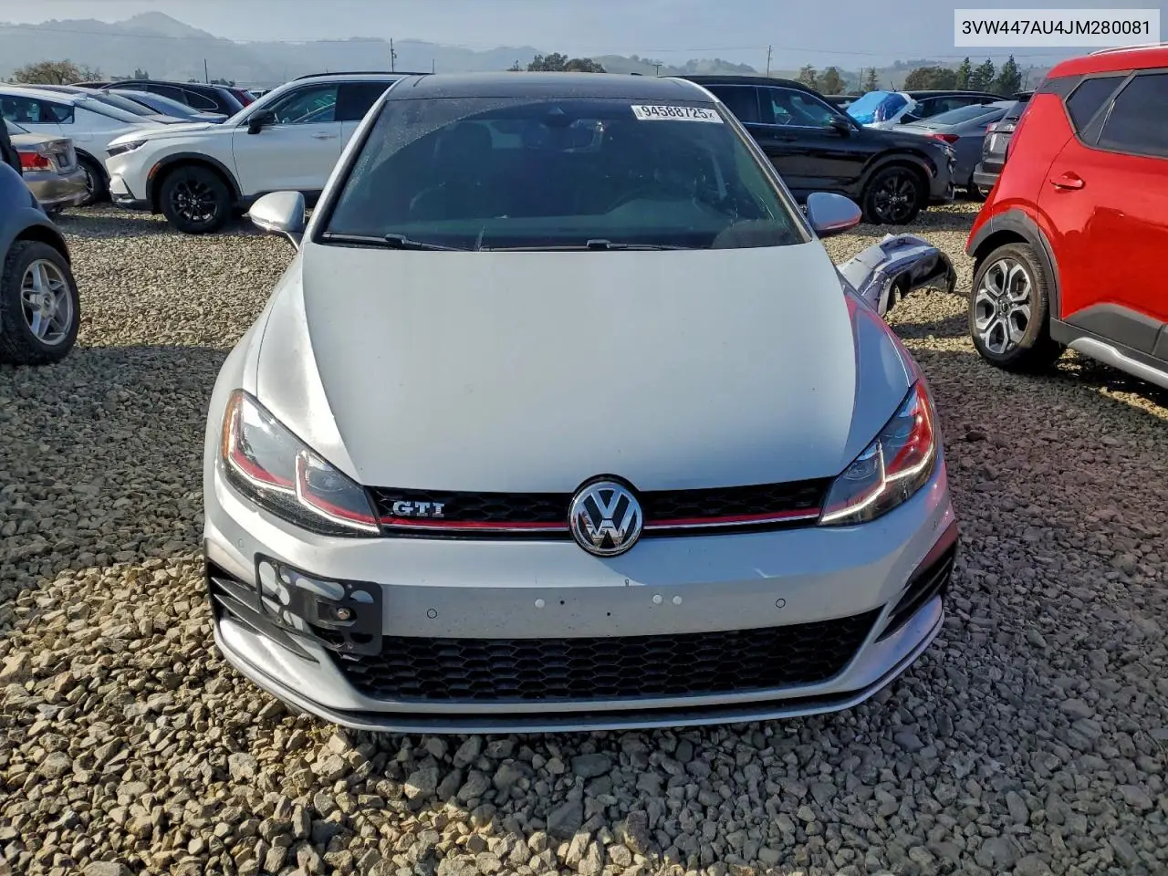 3VW447AU4JM280081 2018 Volkswagen Gti S/Se