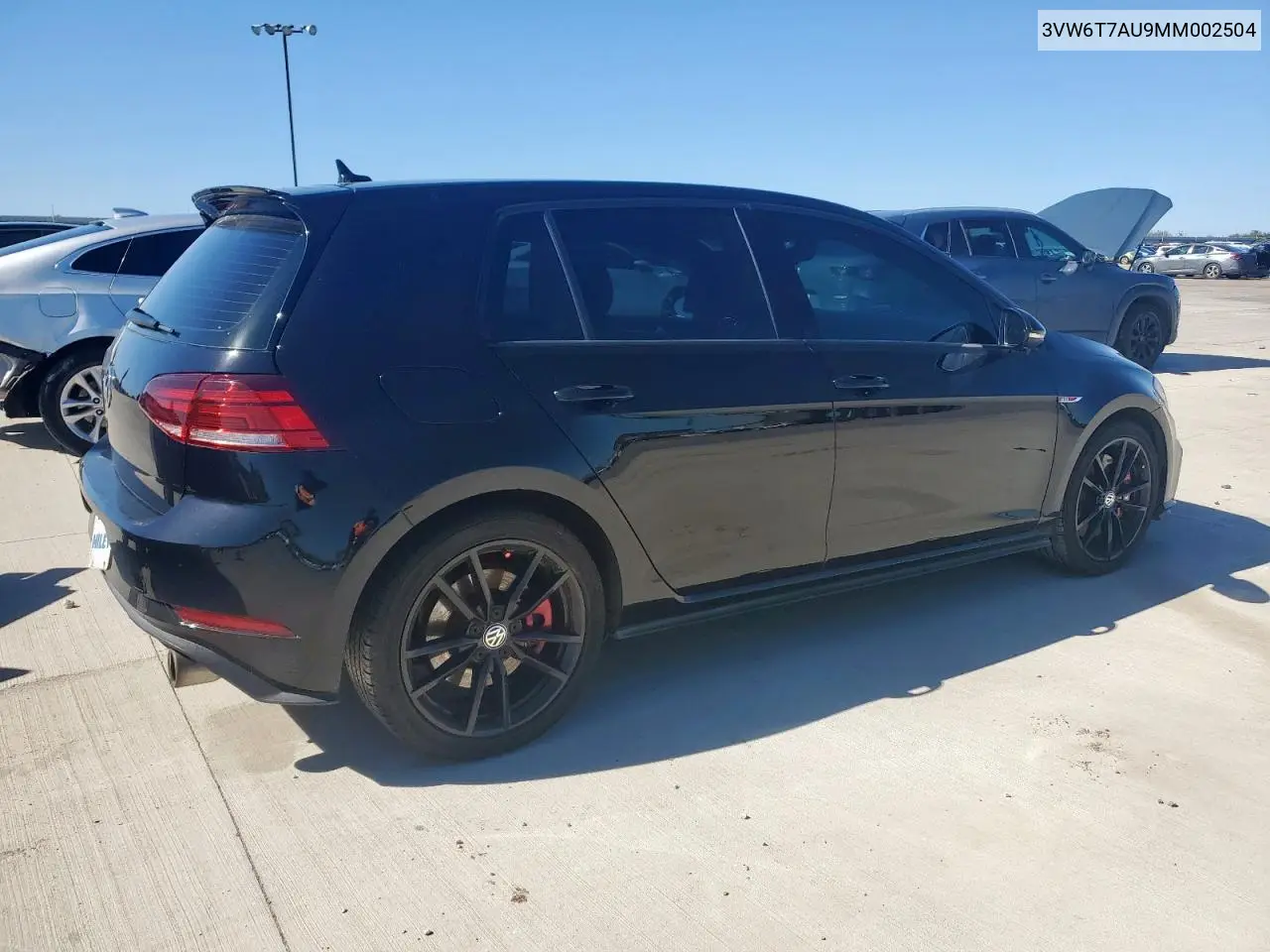 3VW6T7AU9MM002504 2021 Volkswagen Gti S