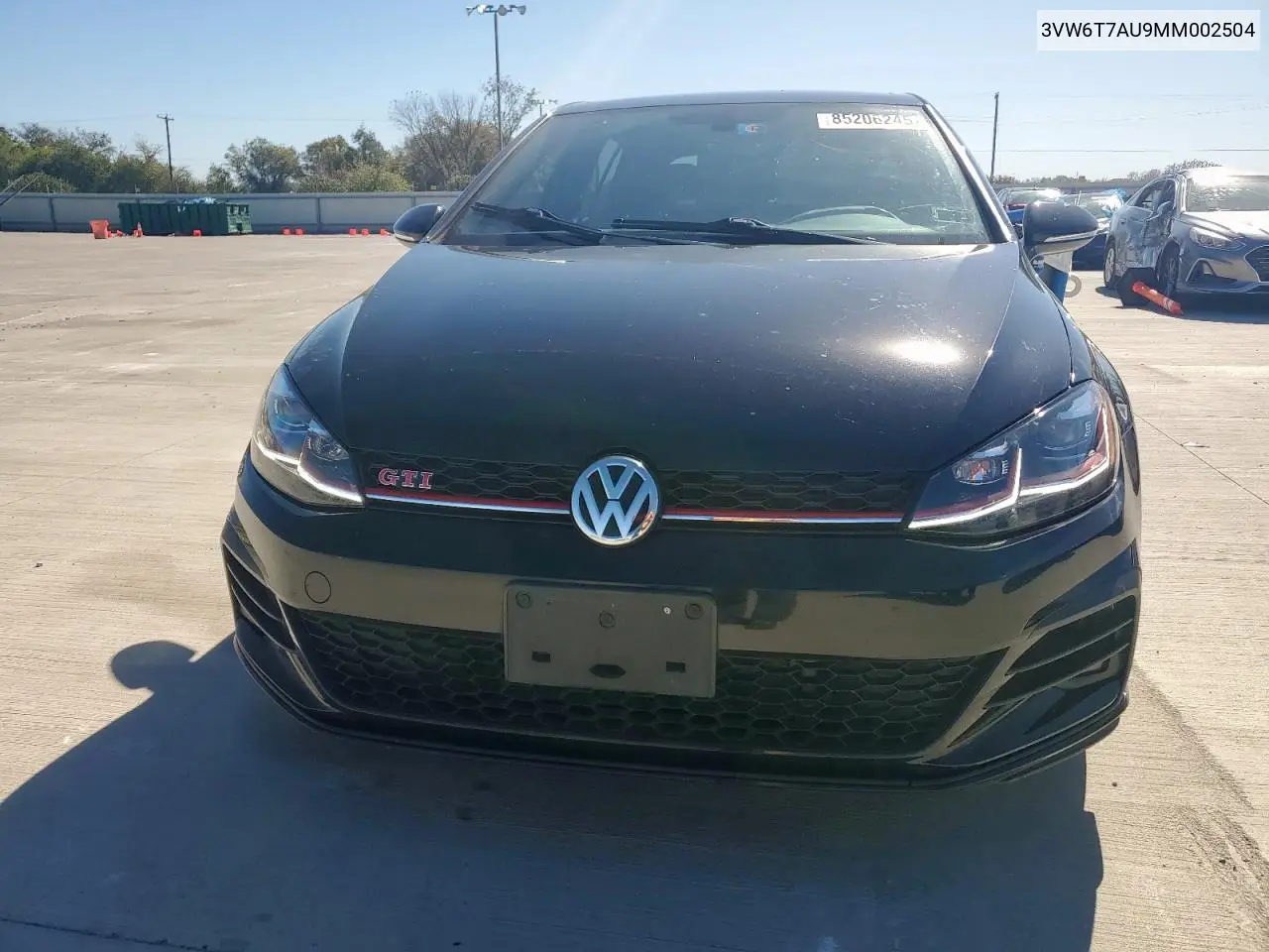 3VW6T7AU9MM002504 2021 Volkswagen Gti S