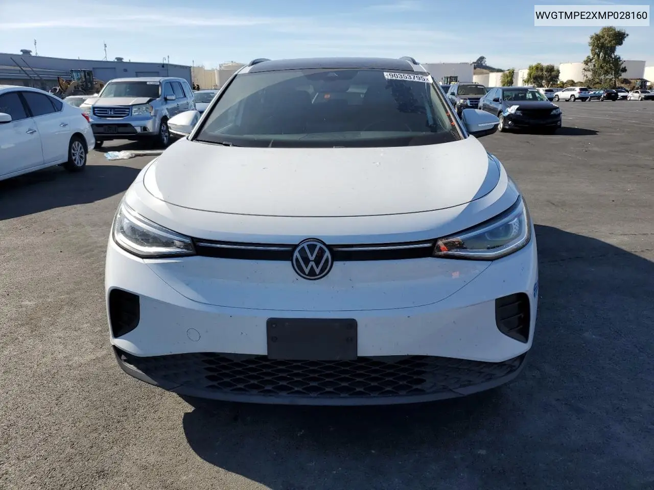 WVGTMPE2XMP028160 2021 Volkswagen Id.4 Pro S