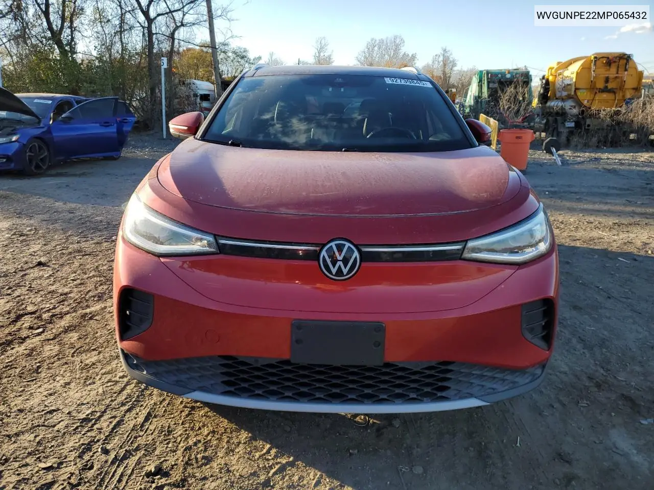 WVGUNPE22MP065432 2021 Volkswagen Id.4 Pro S