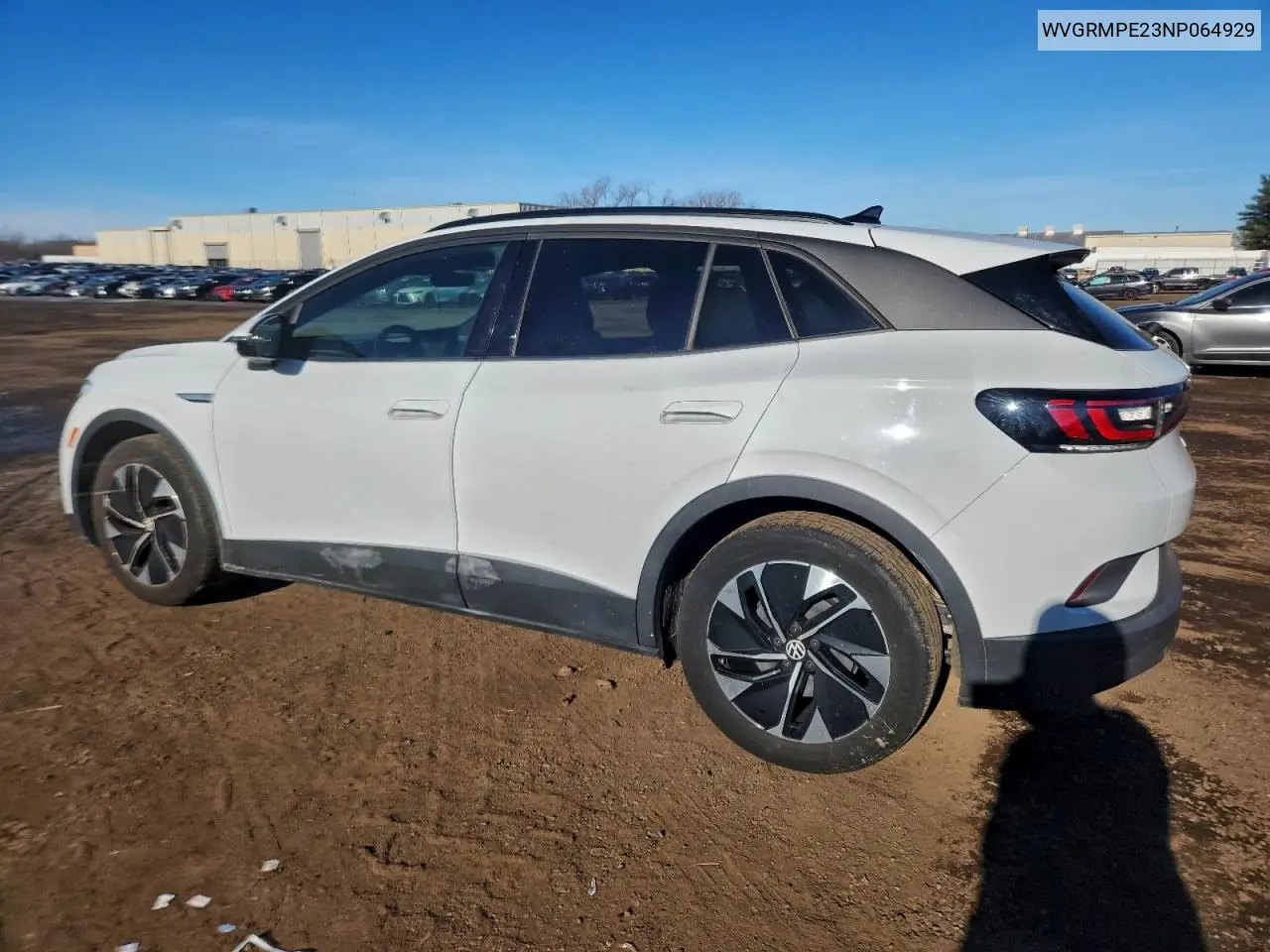 WVGRMPE23NP064929 2022 Volkswagen Id.4 Pro