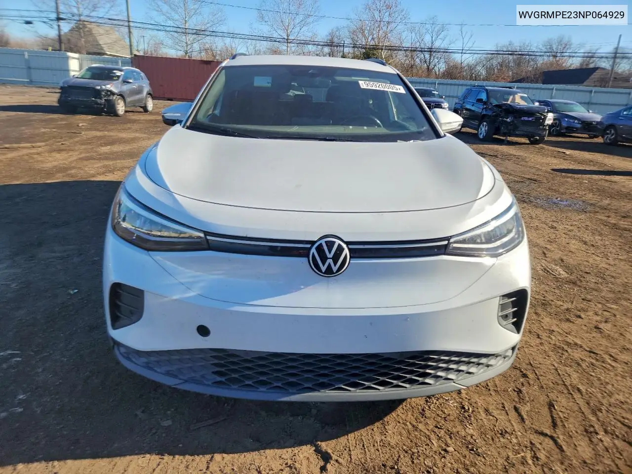 WVGRMPE23NP064929 2022 Volkswagen Id.4 Pro