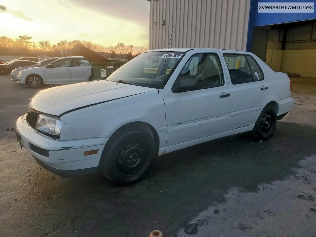 3VWRA81H6WM107693 1998 Volkswagen Jetta Gl