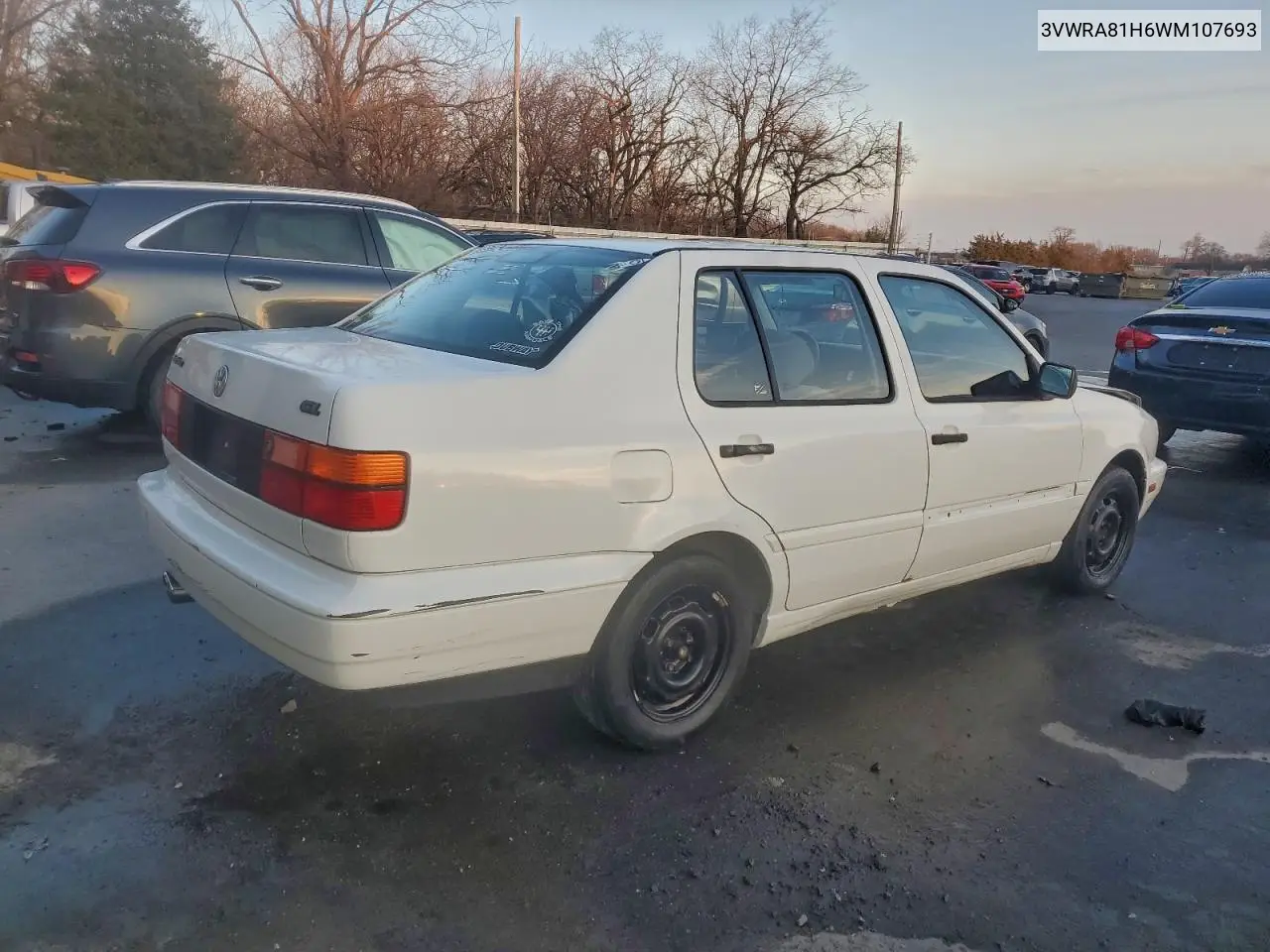 3VWRA81H6WM107693 1998 Volkswagen Jetta Gl
