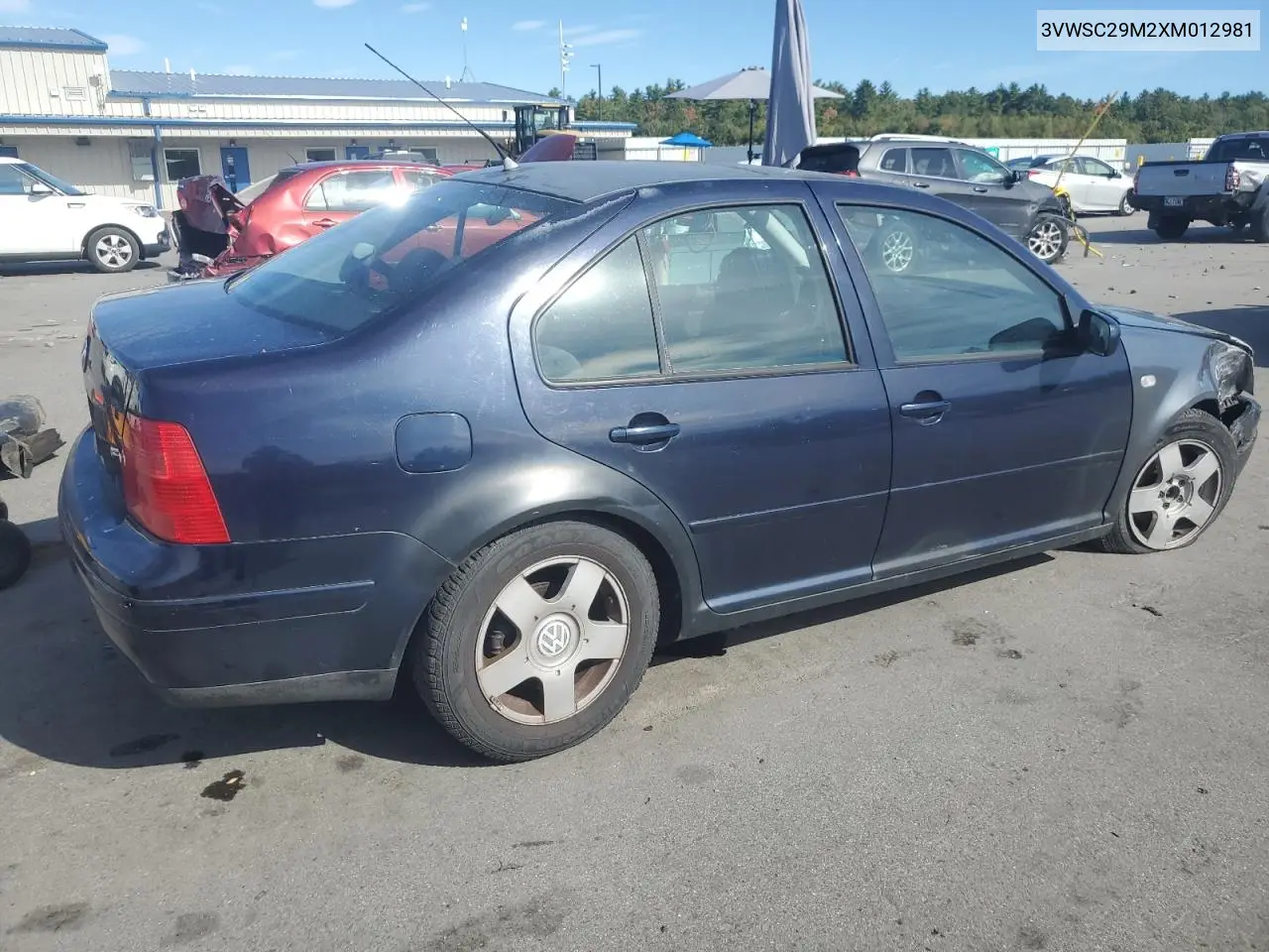 3VWSC29M2XM012981 1999 Volkswagen Jetta Gls