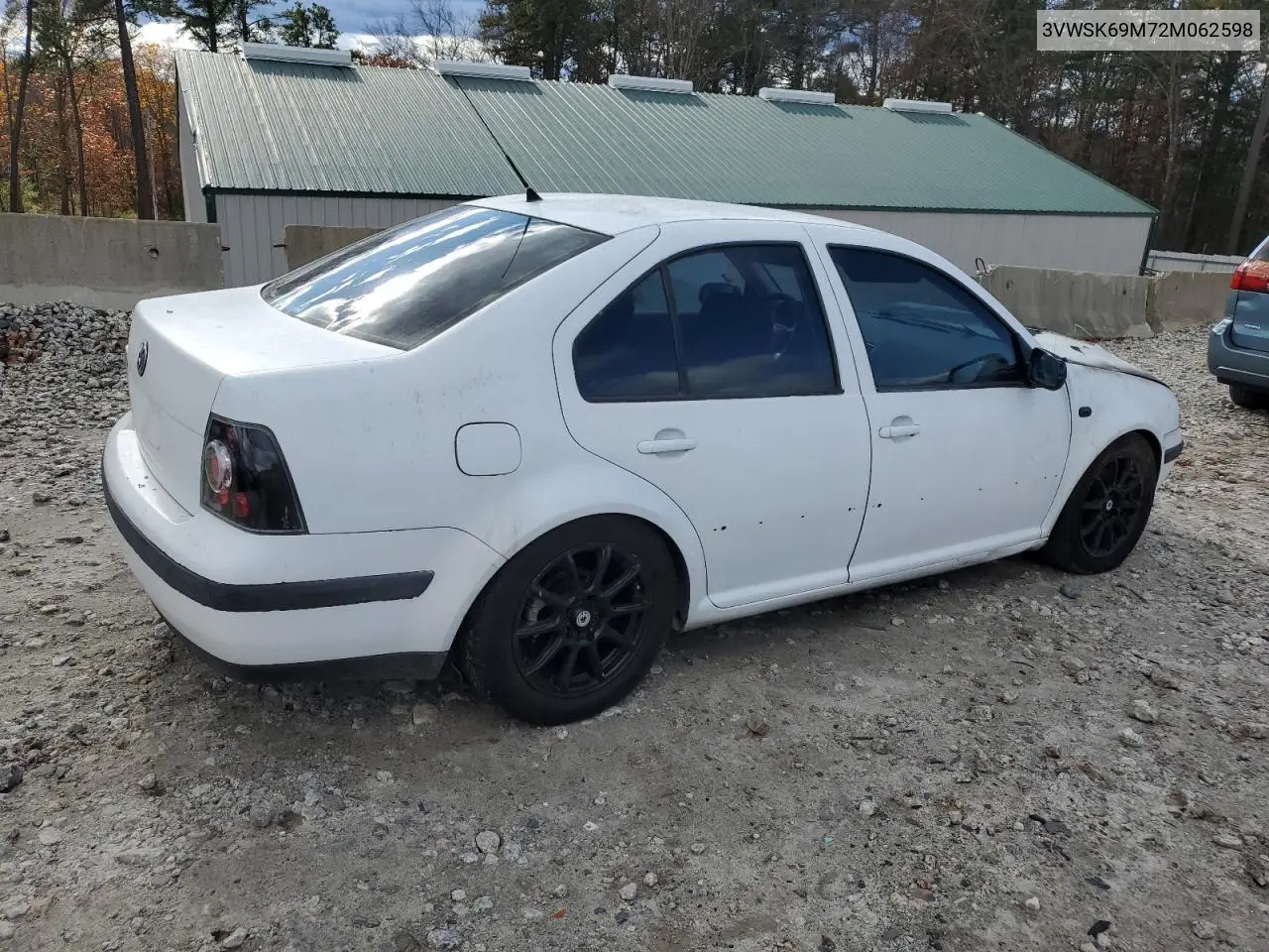 3VWSK69M72M062598 2002 Volkswagen Jetta Gls