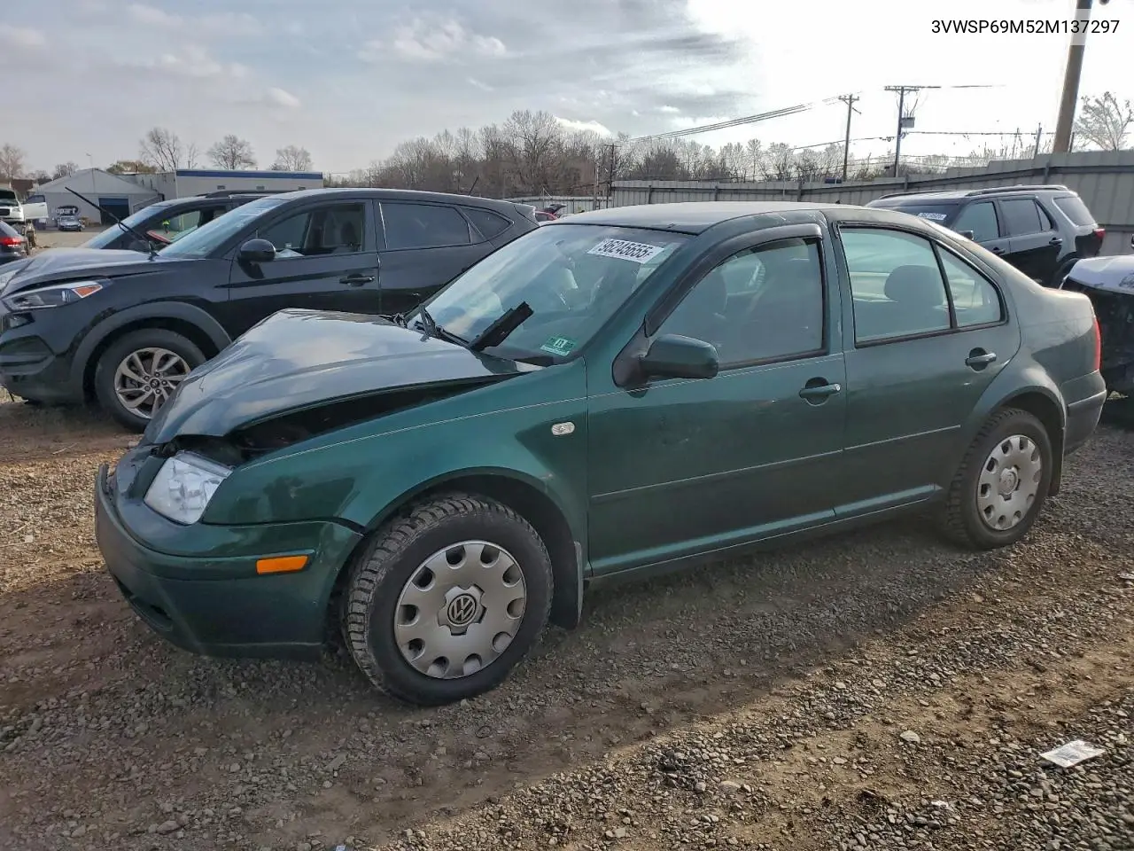 3VWSP69M52M137297 2002 Volkswagen Jetta Gls Tdi