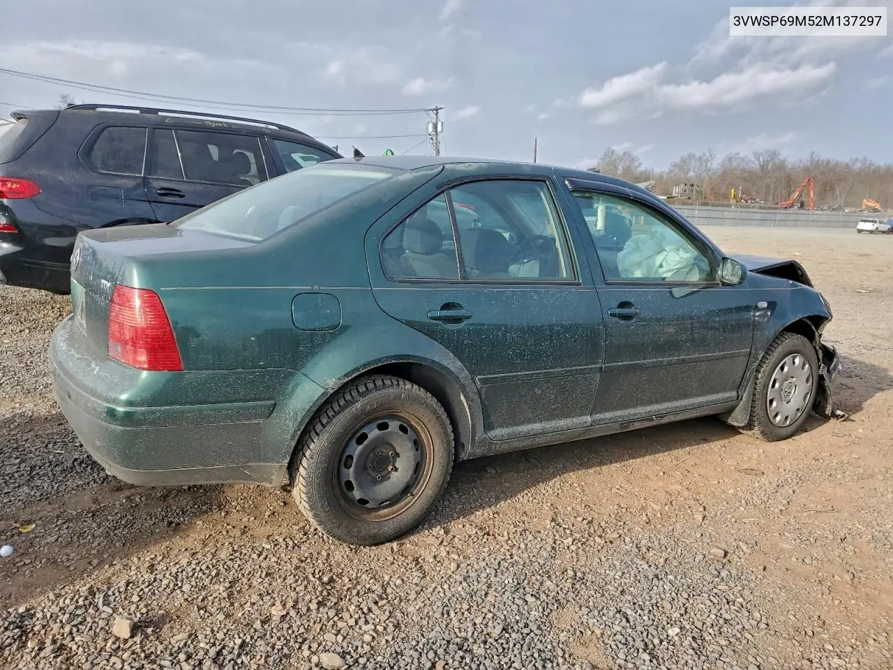 3VWSP69M52M137297 2002 Volkswagen Jetta Gls Tdi