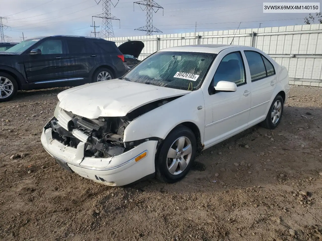 3VWSK69MX4M140150 2004 Volkswagen Jetta Gls