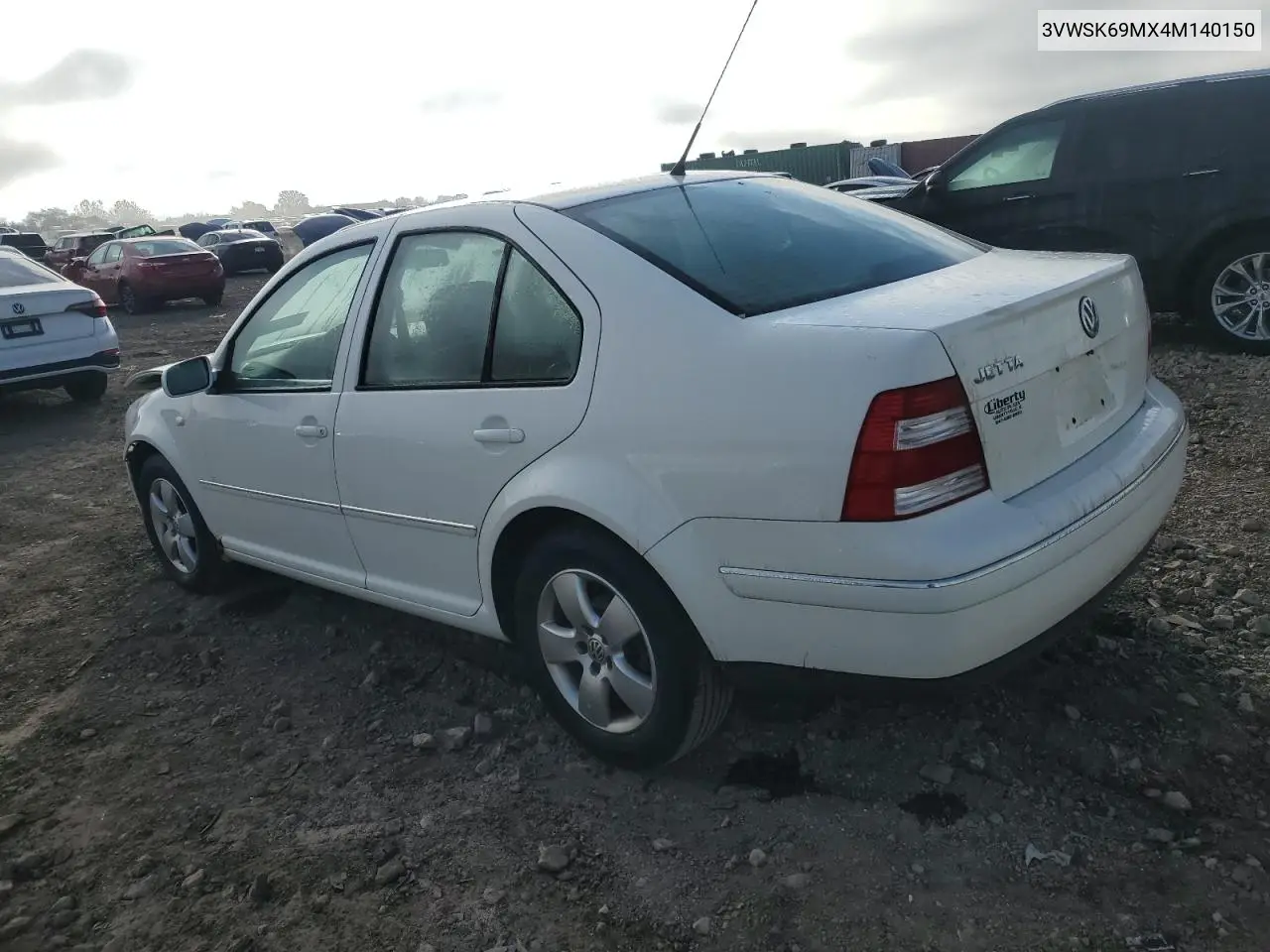 3VWSK69MX4M140150 2004 Volkswagen Jetta Gls