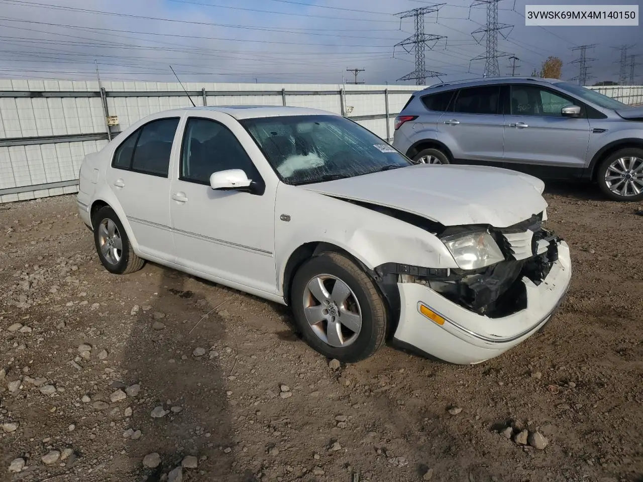 3VWSK69MX4M140150 2004 Volkswagen Jetta Gls