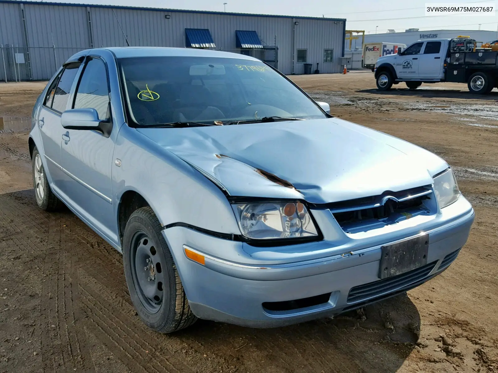 3VWSR69M75M027687 2005 Volkswagen Jetta Gls Tdi