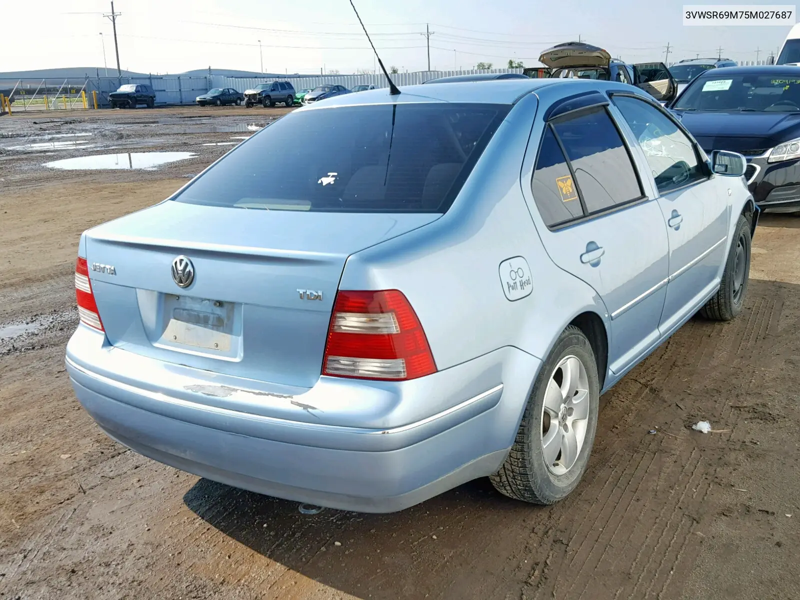 3VWSR69M75M027687 2005 Volkswagen Jetta Gls Tdi