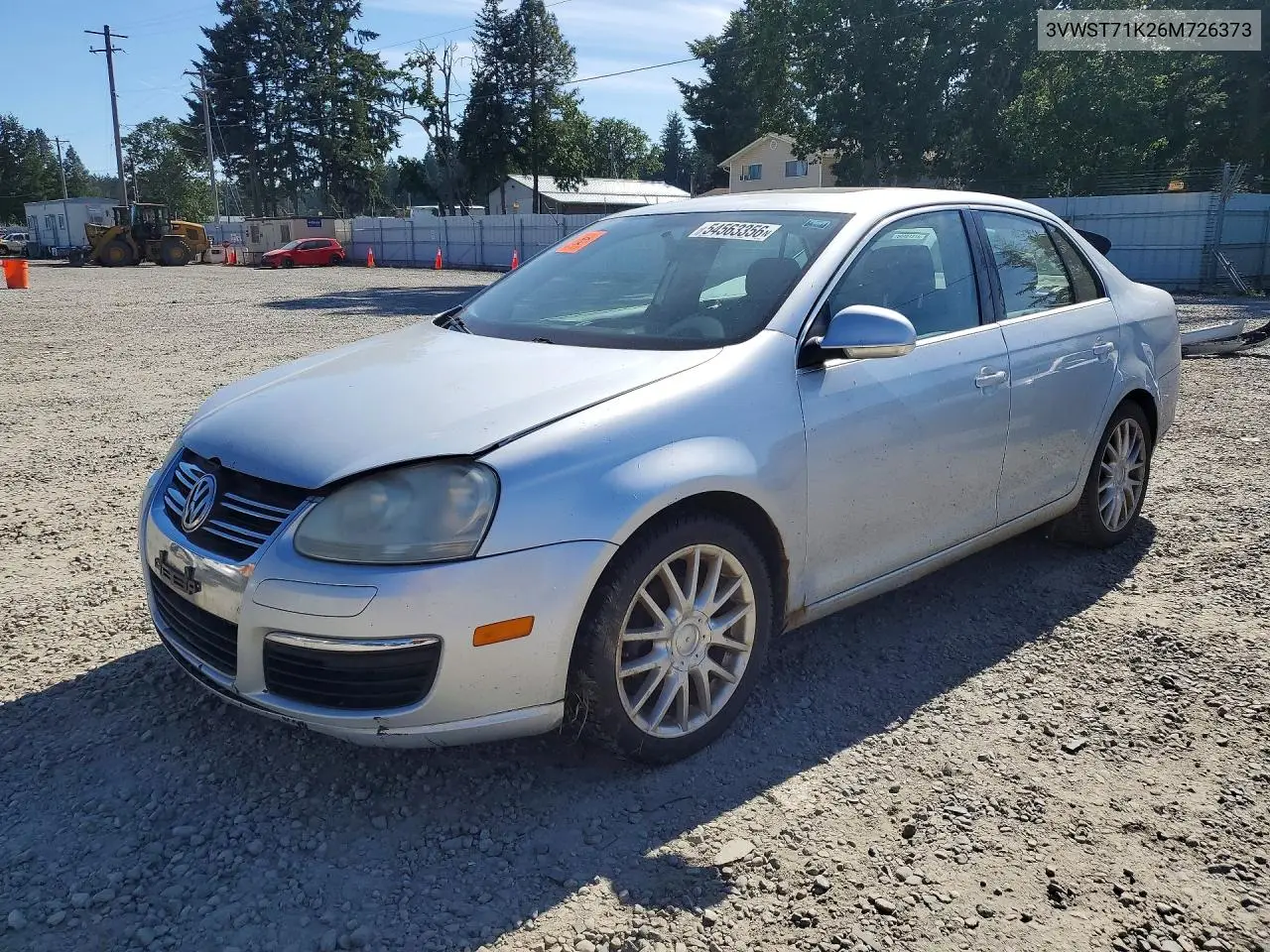 2006 Volkswagen Jetta Tdi Option Package 1 VIN: 3VWST71K26M726373 Lot: 54563356