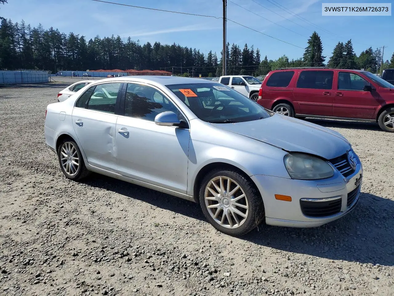 2006 Volkswagen Jetta Tdi Option Package 1 VIN: 3VWST71K26M726373 Lot: 54563356