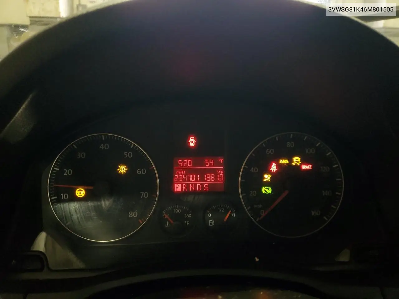 3VWSG81K46M801505 2006 Volkswagen Jetta 2.5 Option Package 1