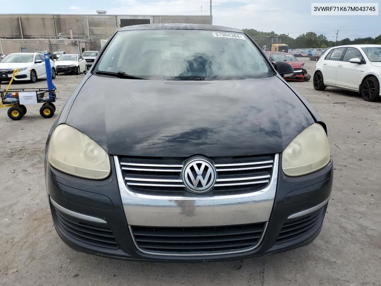 2007 Volkswagen Jetta 2.5 Option Package 1 VIN: 3VWRF71K67M043745 Lot: 67004384