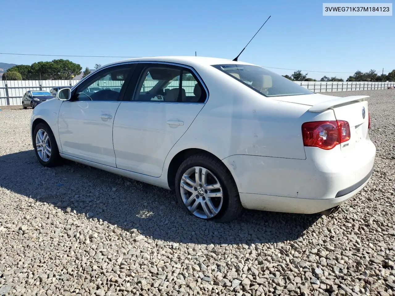 3VWEG71K37M184123 2007 Volkswagen Jetta 2.5
