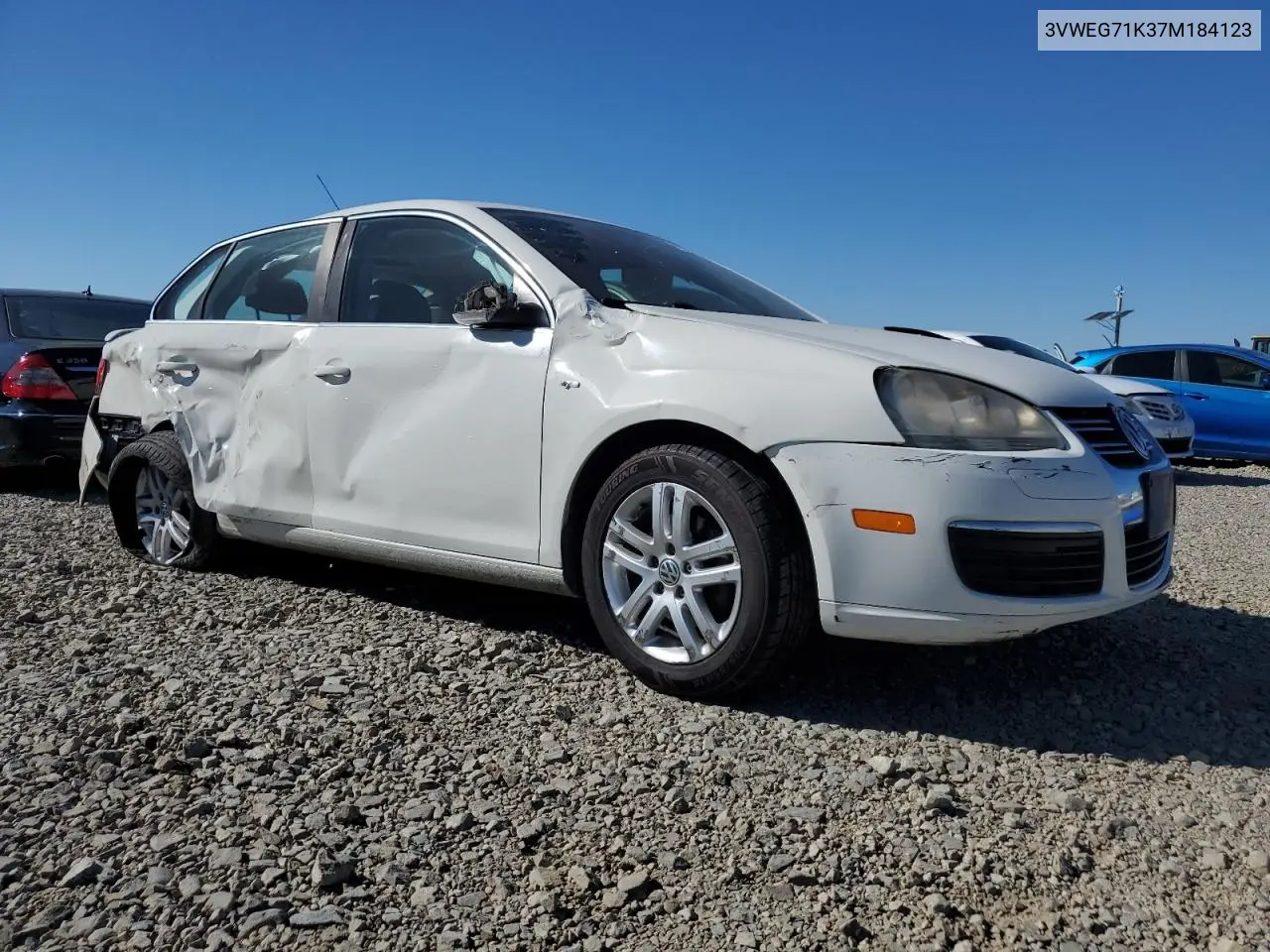 3VWEG71K37M184123 2007 Volkswagen Jetta 2.5