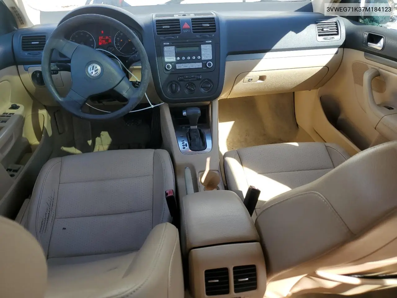 3VWEG71K37M184123 2007 Volkswagen Jetta 2.5