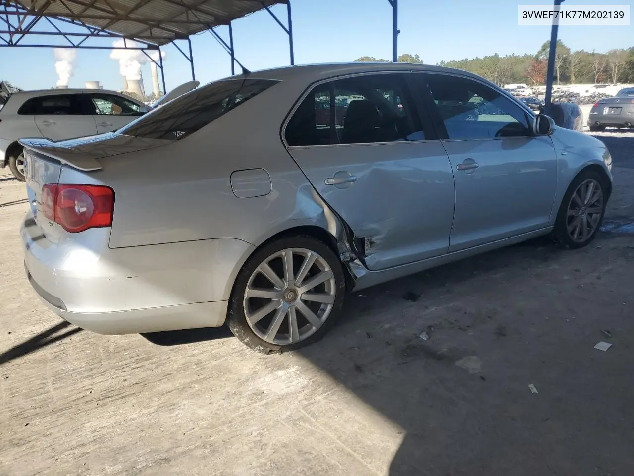 3VWEF71K77M202139 2007 Volkswagen Jetta Wolfsburg